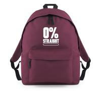 Shopagift 0% Straight Gay Pride Backpack Rucksack 18L Bag - 42 x 31 x 21cm