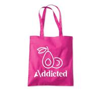 Shopagift Addicted to Avocado Tote Shopping Beach Bag 10 Litres Capacity - 42cm x 38cm