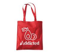 Shopagift Addicted to Avocado Tote Shopping Beach Bag 10 Litres Capacity - 42cm x 38cm