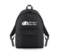 Shopagift Adventures Start Here Caravan Motor Home Camper Backpack Rucksack 18 Litres Capacity - 42cm x 31cm x 21cm