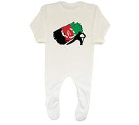 Shopagift Afghanistan Cricket Baby Romper White