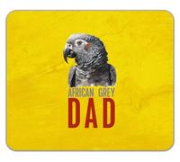 Shopagift African Grey Parrot Dad Mouse Mat Pad 24cm x 19cm