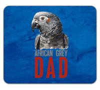 Shopagift African Grey Parrot Dad Mouse Mat Pad 24cm x 19cm