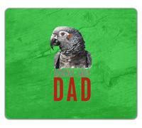 Shopagift African Grey Parrot Dad Mouse Mat Pad 24cm x 19cm