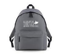 Shopagift All I Care About is My Turtle and 4 Other People Backpack Rucksack 18 Litres Capacity - 42cm x 31cm x 21cm