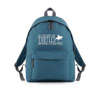 Shopagift All I Care About is My Turtle and 4 Other People Backpack Rucksack 18 Litres Capacity - 42cm x 31cm x 21cm