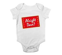 Shopagift Alright Dave? Baby Grow Vest Funny Bodysuit Boys Girls