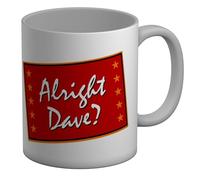 Shopagift Alright Dave? Mug Funny White 11oz Large Ceramic Cup
