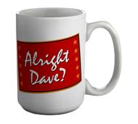 Shopagift Alright Dave? Mug Funny White 15oz Large Ceramic Cup