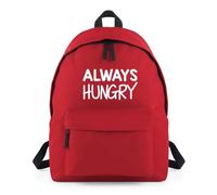 Shopagift Always Hungry Food Hangry Backpack Rucksack 18 Litres Capacity - 42cm x 31cm x 21cm