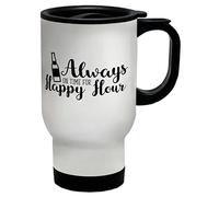 Shopagift Always On Time for Happy Hour Travel Mug Cup