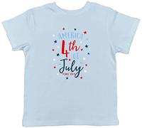 Shopagift America 4th of July Since 1776 Childrens Kids T-Shirt Gift Light Blue