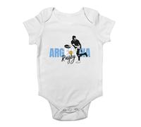 Shopagift Argentina Rugby Baby Grow Vest Supporters Fans World Cup Bodysuit Boys Girls