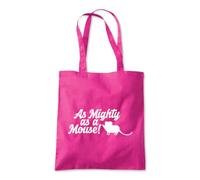 Shopagift As Mighty as a Mouse Rodent Mice Tote Shopping Beach Bag 10 Litres Capacity - 42cm x 38cm