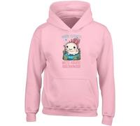 Shopagift Axolotl Lover Kids Hoodie Where Cuteness Meets Aquatic Charm Hoody Hooded Top Boys Girls Pink