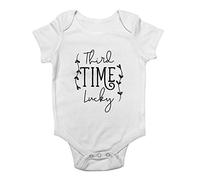 Shopagift Baby Grow Third Time Lucky Vest Bodysuit