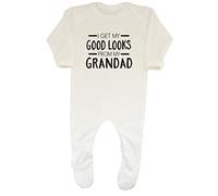 Shopagift Baby I Get My Good Looks from my Grandad Romper White