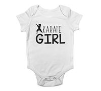 Shopagift Baby - Karate Girl Baby Grow Vest Bodysuit