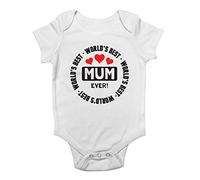 Shopagift Baby - World's Best Mum Ever Baby Grow Vest Bodysuit