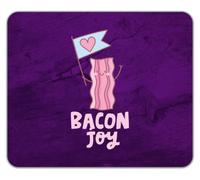 Shopagift Bacon Joy Flag Love Heart Pork Lover Mouse Mat Pad 24cm x 19cm