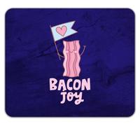 Shopagift Bacon Joy Flag Love Heart Pork Lover Mouse Mat Pad 24cm x 19cm