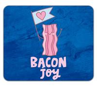 Shopagift Bacon Joy Flag Love Heart Pork Lover Mouse Mat Pad 24cm x 19cm
