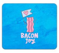 Shopagift Bacon Joy Flag Love Heart Pork Lover Mouse Mat Pad 24cm x 19cm