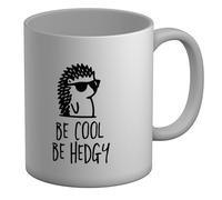 Shopagift Be Cool Be Hedgy Mug Funny Hedgehog White 11oz Large Ceramic Cup