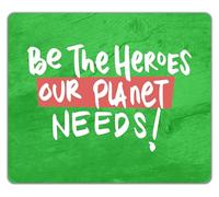 Shopagift Be the Heroes Our Planet Needs! Waste Day Mouse Mat Pad 24cm x 19cm