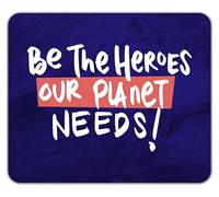 Shopagift Be the Heroes Our Planet Needs! Waste Day Mouse Mat Pad 24cm x 19cm