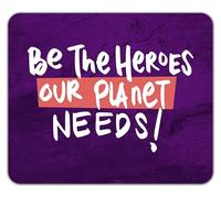 Shopagift Be the Heroes Our Planet Needs! Waste Day Mouse Mat Pad 24cm x 19cm