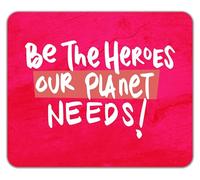 Shopagift Be the Heroes Our Planet Needs! Waste Day Mouse Mat Pad 24cm x 19cm