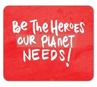 Shopagift Be the Heroes Our Planet Needs! Waste Day Mouse Mat Pad 24cm x 19cm