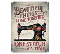 Shopagift Beautiful Things Sewing Sew Metal Poster Wall Tin Sign Man Cave Shed Bar Bedroom Home Kitchen - A5