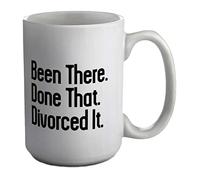 Shopagift Been There, Done That, Divorced It White 15oz Large Mug Cup