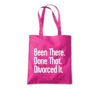 Shopagift Been There Done That Divorced That Tote Shopping Beach Bag 10 Litres Capacity - 42cm x 38cm