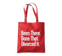 Shopagift Been There Done That Divorced That Tote Shopping Beach Bag 10 Litres Capacity - 42cm x 38cm