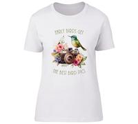 Shopagift Bird Watching Womens T-Shirt Early Birds get The Best Bird Pics Ladies Tee White