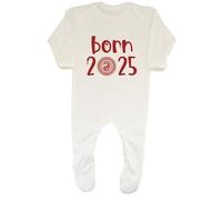 Shopagift Born 2025 Year of The Snake Baby Grow Romper Suit Chinese New Year Boys Girls White