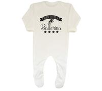 Shopagift Born to be a Ballerina Baby Romper White