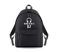 Shopagift Born To Be a DJ Music Radio Deejay Decks Backpack Rucksack 18 Litres Capacity - 42cm x 31cm x 21cm