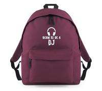 Shopagift Born To Be a DJ Music Radio Deejay Decks Backpack Rucksack 18 Litres Capacity - 42cm x 31cm x 21cm