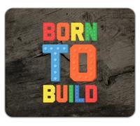 Shopagift Born to Build Carpentry Carpenter Mouse Mat Pad 24cm x 19cm
