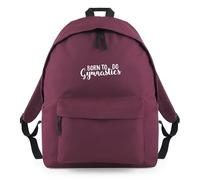 Shopagift Born to do Gymnastics Athlete Gymnast Sport Backpack Rucksack 18 Litres Capacity - 42cm x 31cm x 21cm
