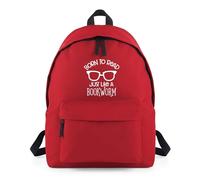 Shopagift Born to Read Just Like a Bookworm Reading Backpack Rucksack 18 Litres Capacity - 42cm x 31cm x 21cm
