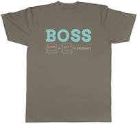 Shopagift Boss Manager Mens T-Shirt Ctrl Alt Delegate Funny Tee Grey