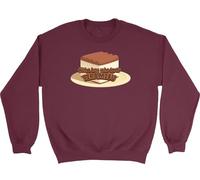 Shopagift Boy who Loves Tiramisu Sweatshirt Coffee Italian Dessert Unisex Jumper