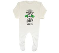 Shopagift Brazil Football My First World Cup Baby Romper Boys Girls