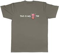 Shopagift Bubble Tea Mens T-Shirt This is My Bubble Tee Boba Tee Gift Grey