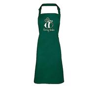 Shopagift Bumble Bee Apron Mens Womens Cooking BBQ Chef DIY Cook Gift- Green